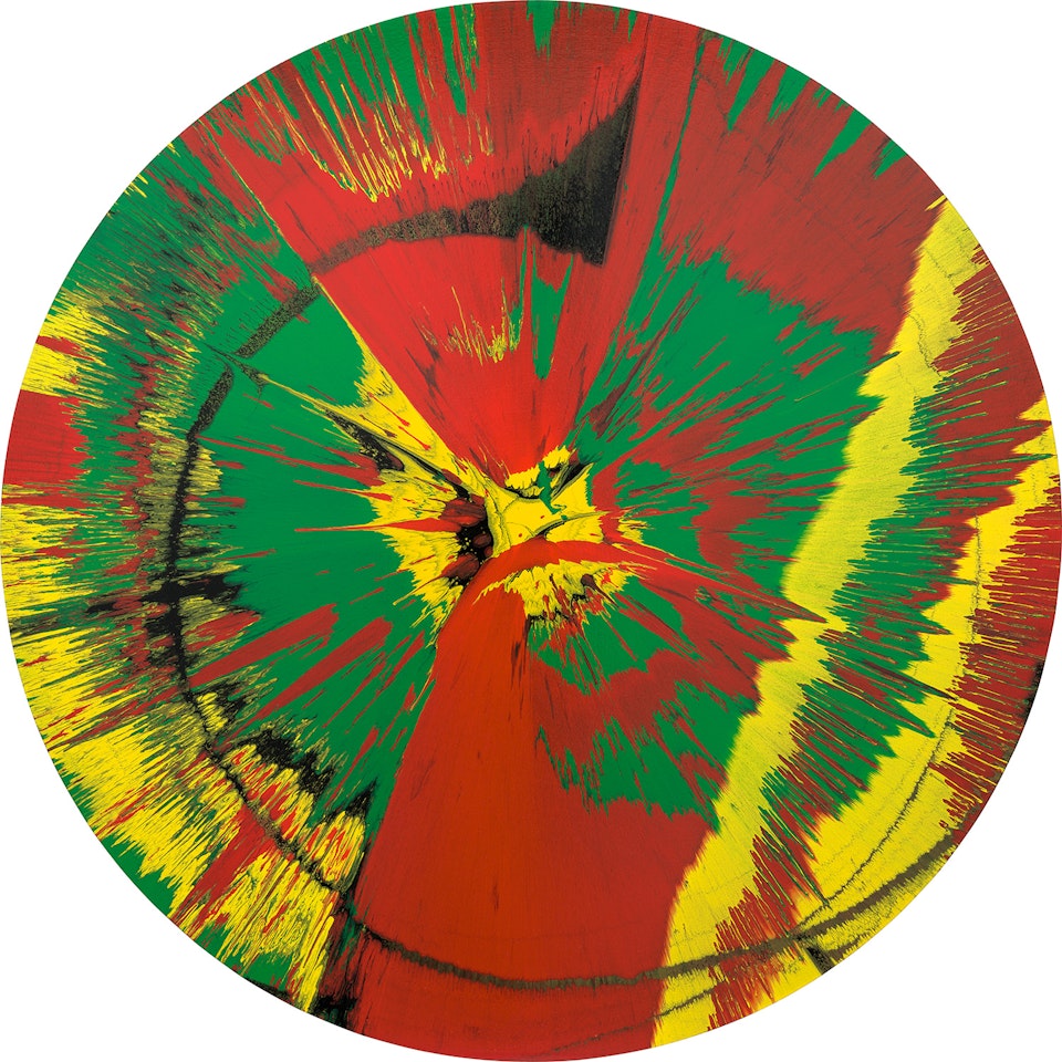 Beautiful, Timeless, Tranquility Spin Painting for Deron by Damien Hirst