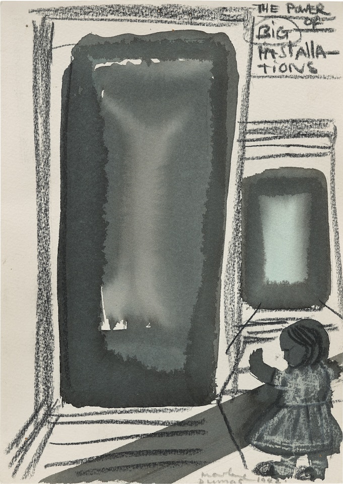 The Power of Big Installations by Marlene Dumas