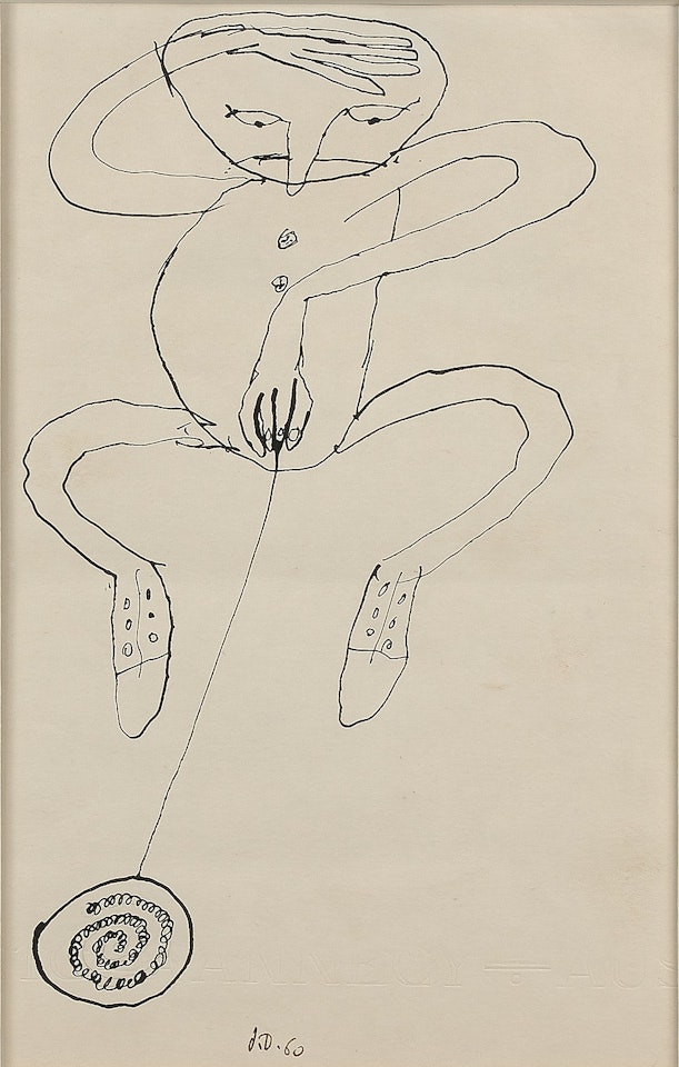 Radiesthésie de la gidouille by Jean Dubuffet