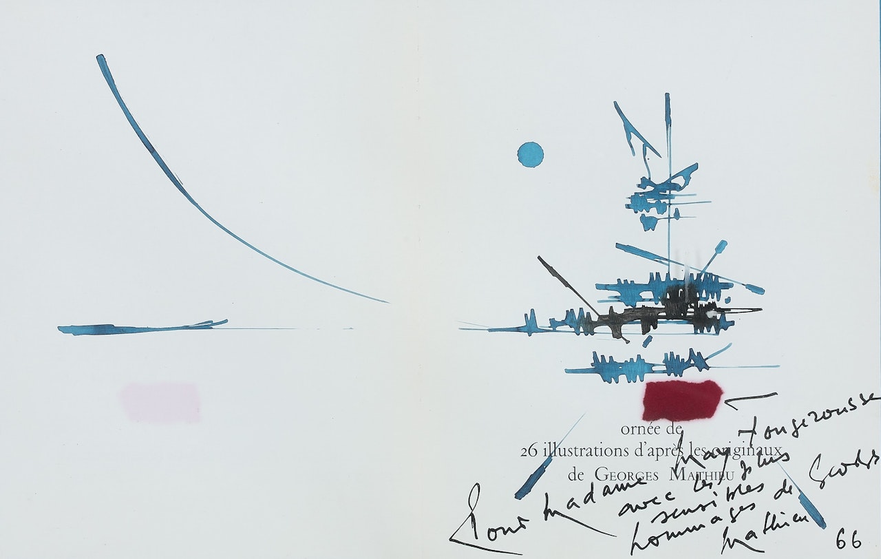 Composition pour Madame May Fougerousse by Georges Mathieu