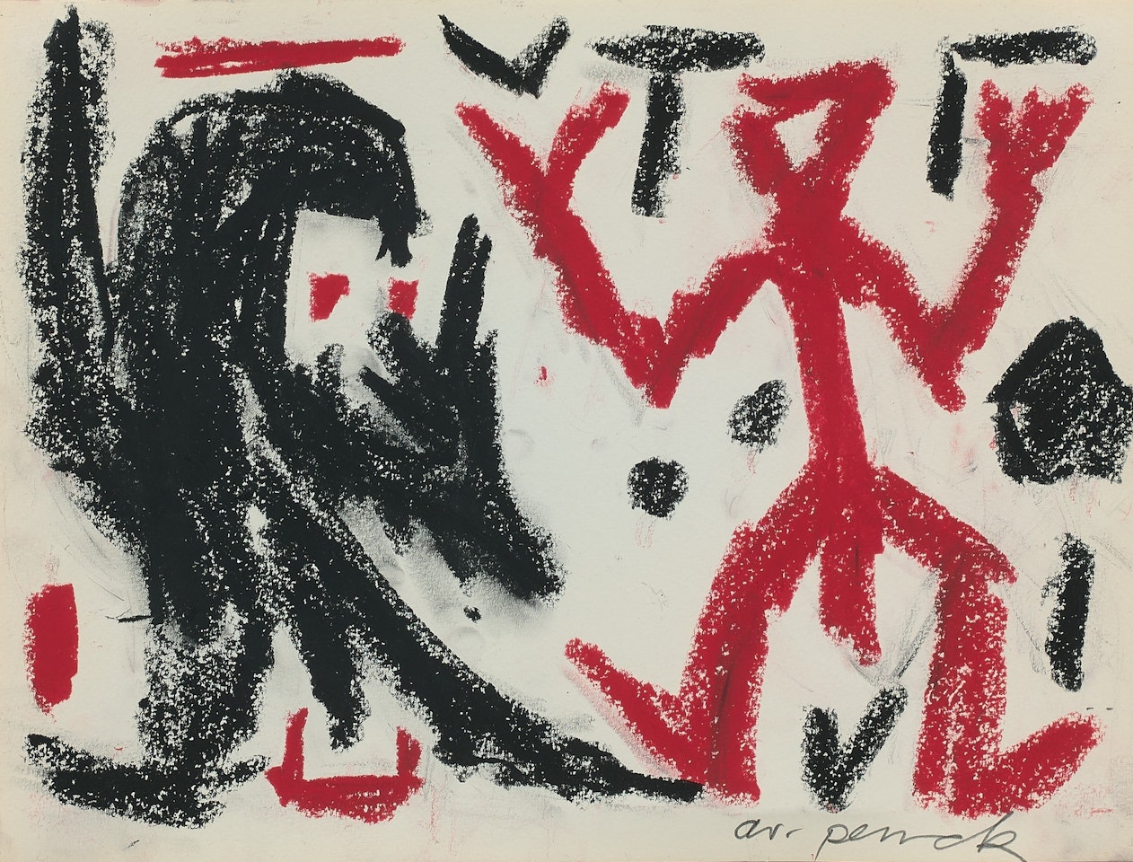 Standart Paris n°2 by A.R. Penck