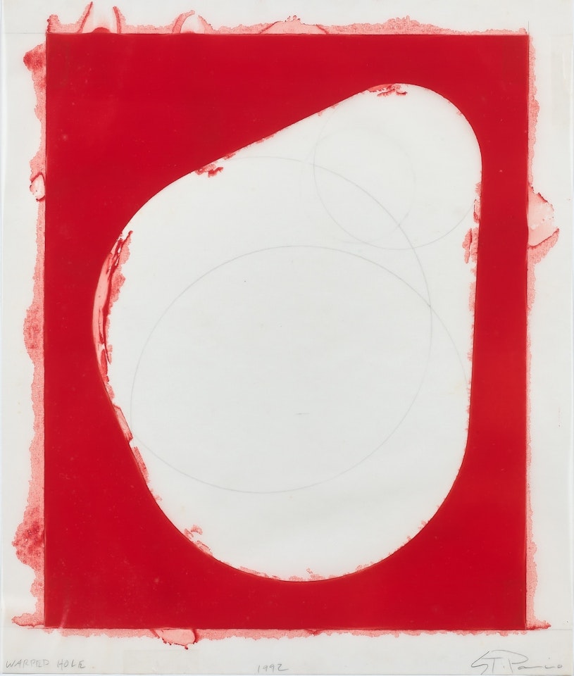 Warped hole by Steven Parrino