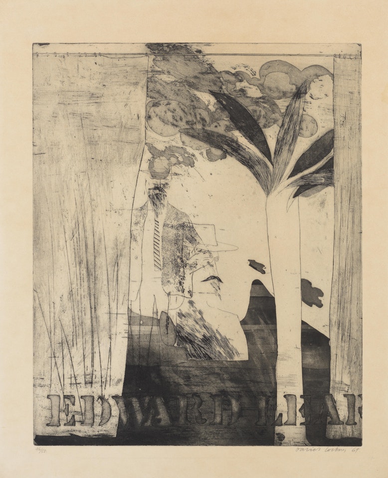 Edward Lear (Scottish Arts Council 34; MCA Tokyo 34) by David Hockney