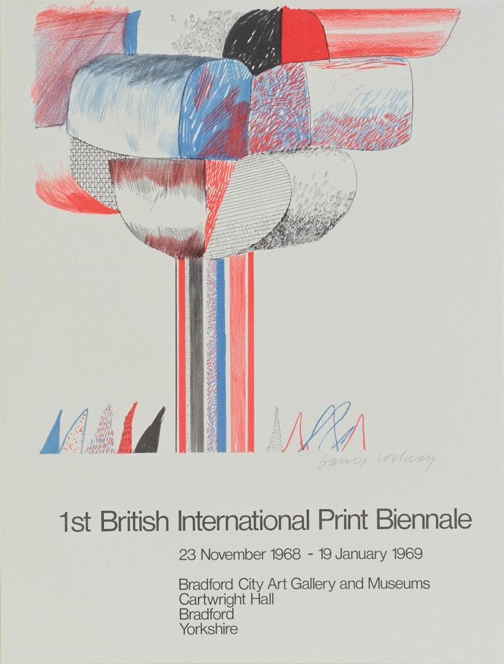 1st British International Print Biennale (Baggott 14) by David Hockney