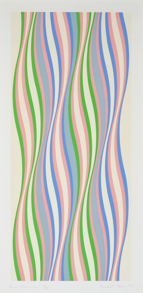 Red Dominance (Schubert 24; Tommasini & Gubay 25) by Bridget Riley