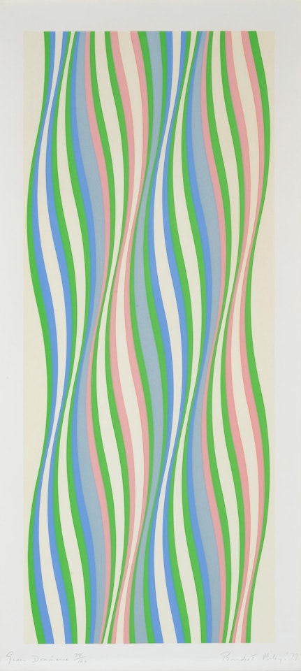 Green Dominance (Schubert 22; Tommasini & Gubay 23) by Bridget Riley