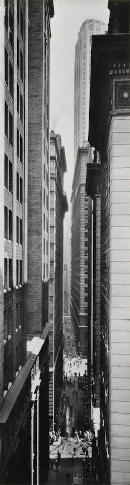 Exchange Place, New York by Berenice Abbott