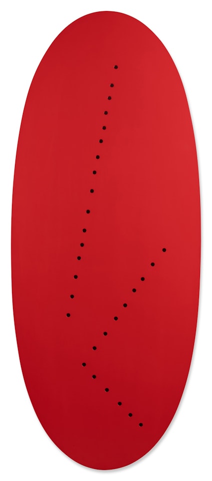 Concetto spaziale, Ellisse by Lucio Fontana