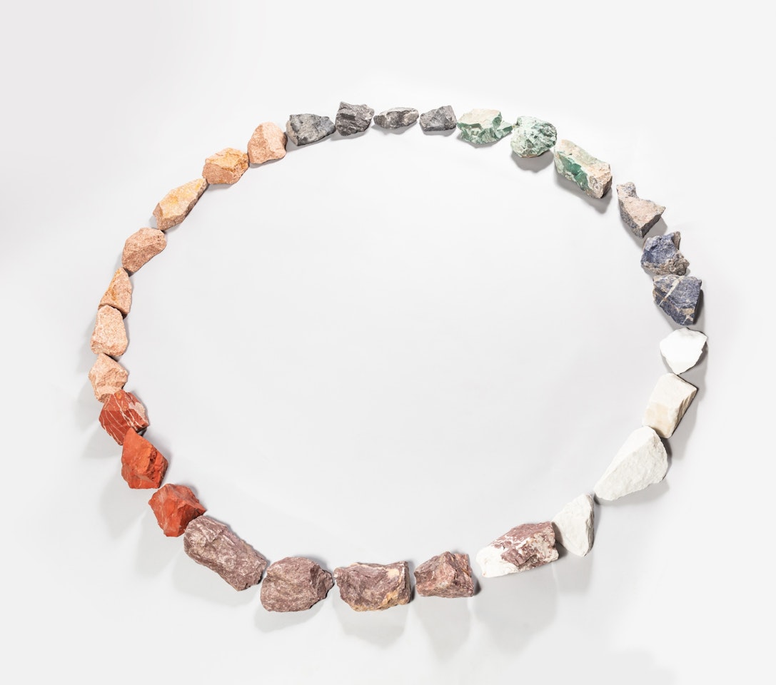 Colour Stone Ring by Richard Long
