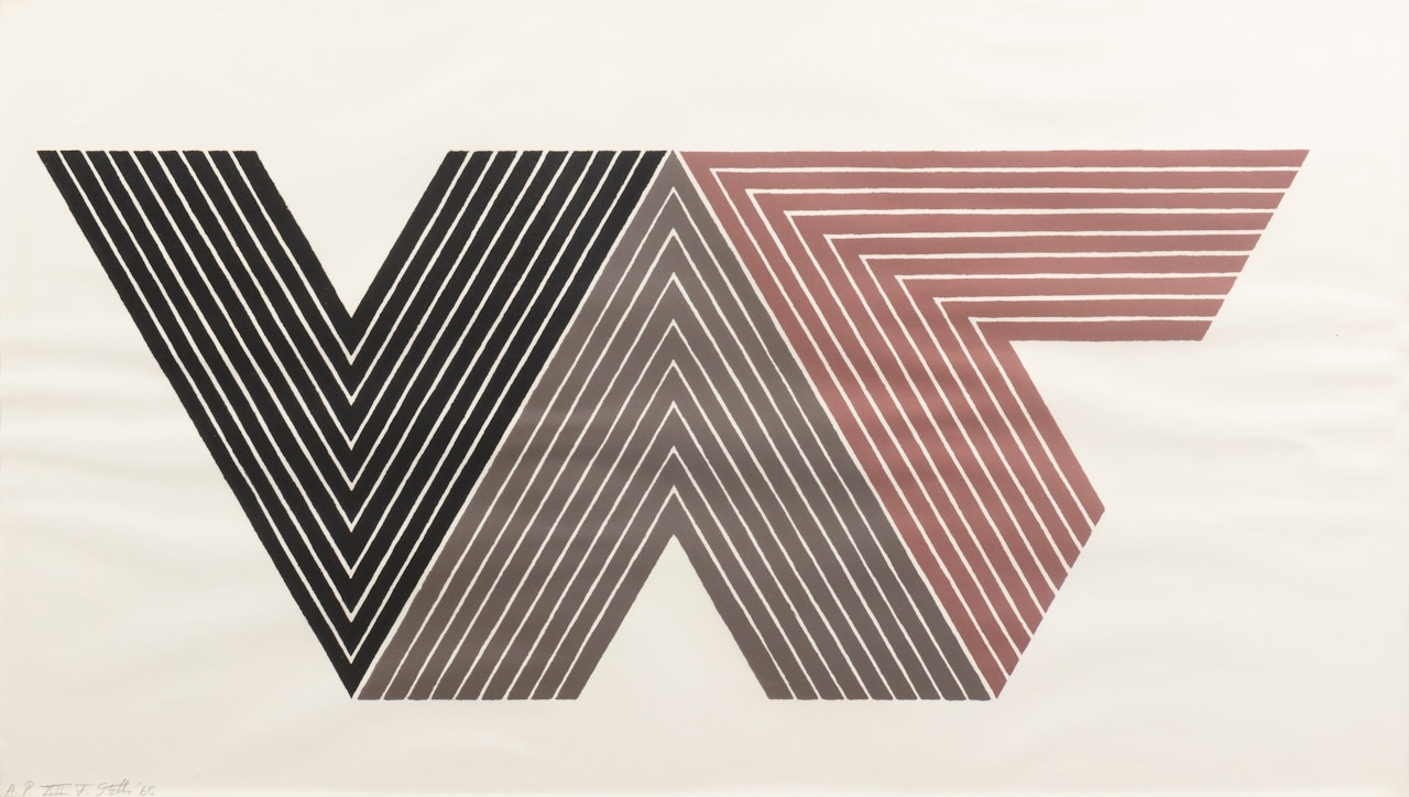 Quathlamba I, from V Series by Frank Stella