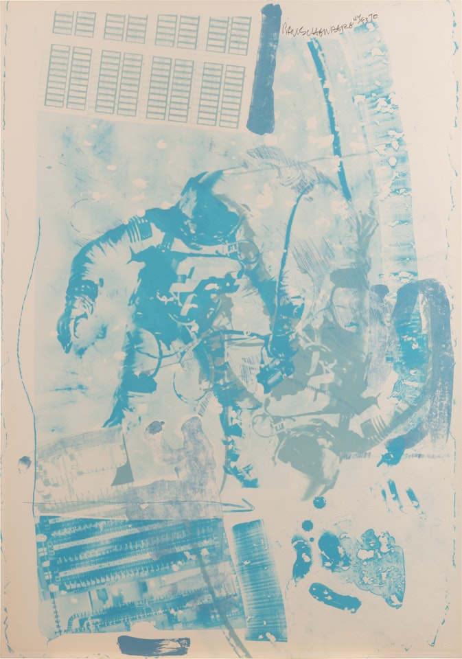 White Walk, from: Stoned Moon by Robert Rauschenberg