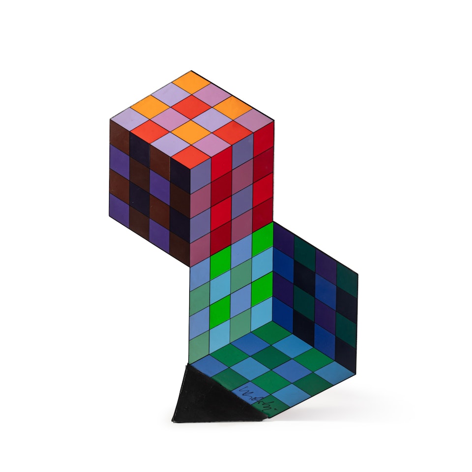 Meta A by Victor Vasarely