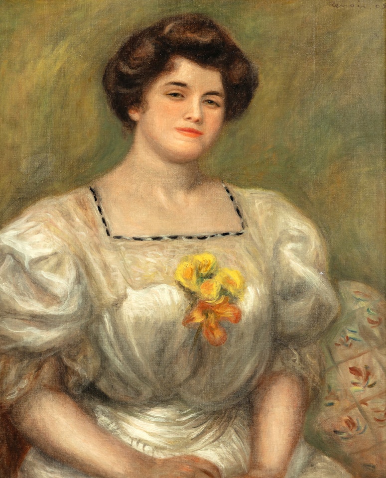 Portrait de Madame Fontaine Desjardins by Pierre-Auguste Renoir