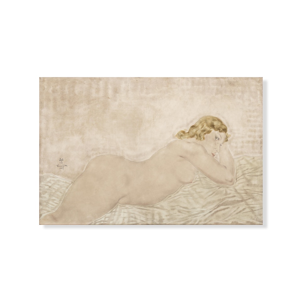 Nu allongé by Leonard Tsuguharu Foujita