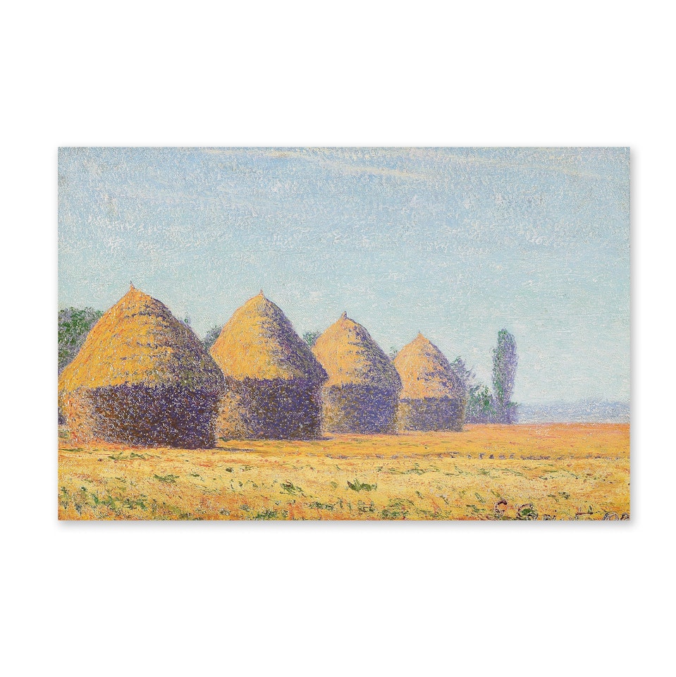 Meules by Gustave Cariot