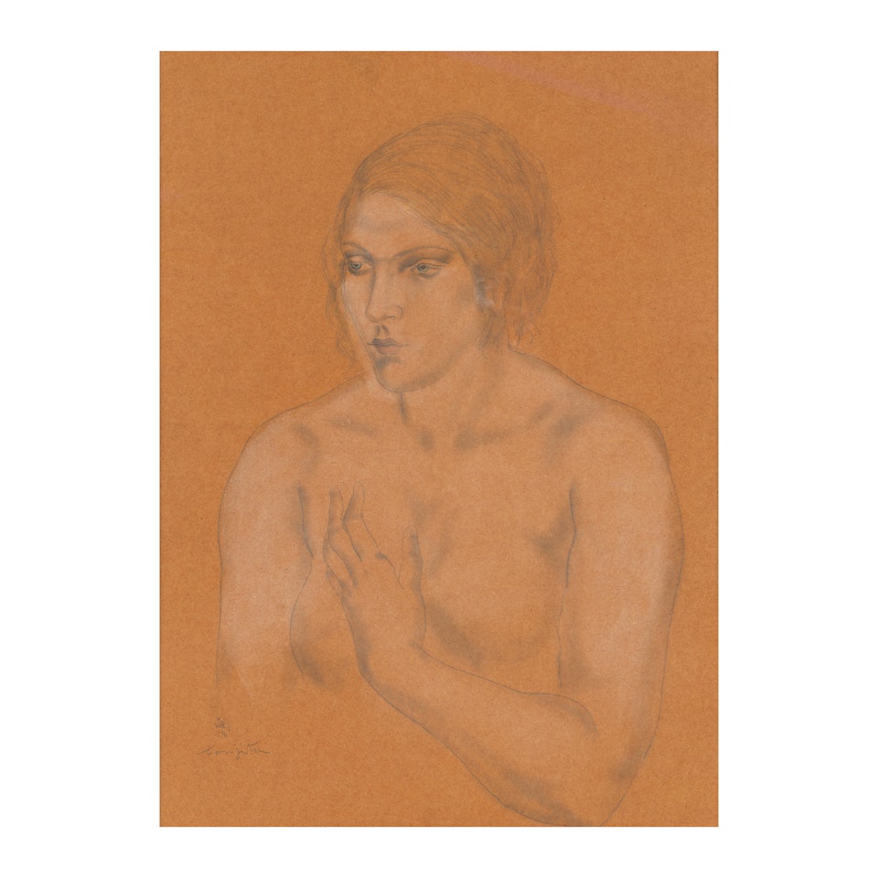 Femme en buste by Leonard Tsuguharu Foujita