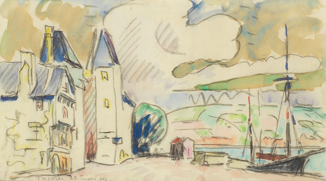 Tréguier by Paul Signac