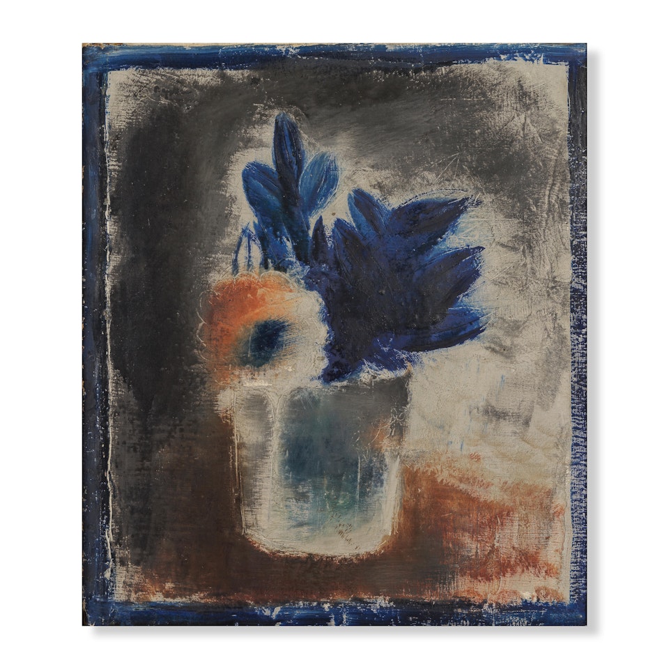 Fleurs dans un vase by Jean Fautrier