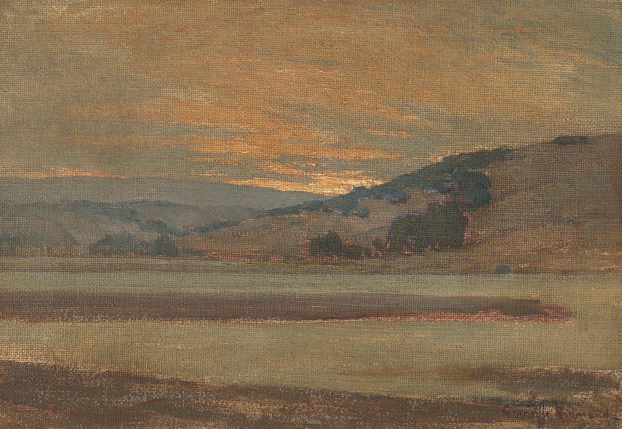 San Mateo Hills by Granville Redmond