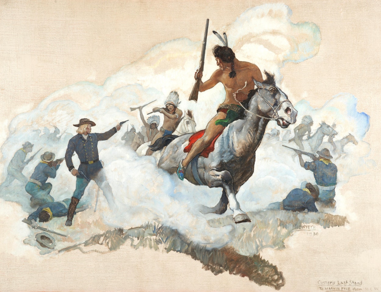 Custer"s Last Stand by Newell Convers Wyeth