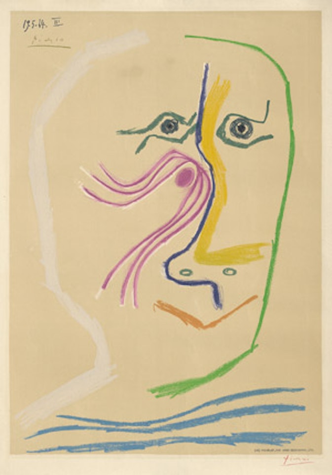 Homage to René Char by Pablo Picasso