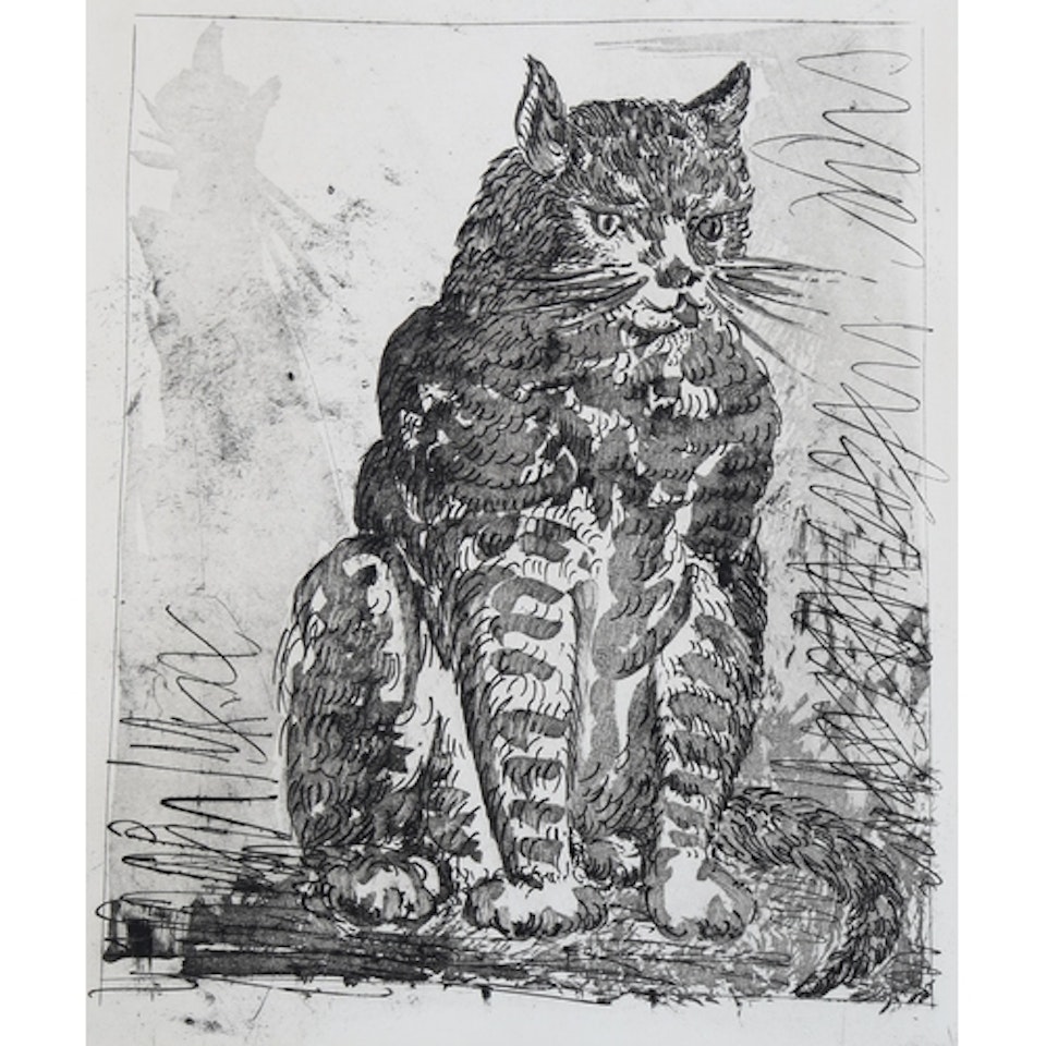 sugarlift etching, the cat (Buffon Series) by Pablo Picasso