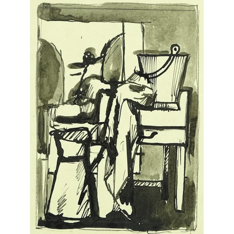 kitchen still life by Keith Vaughan
