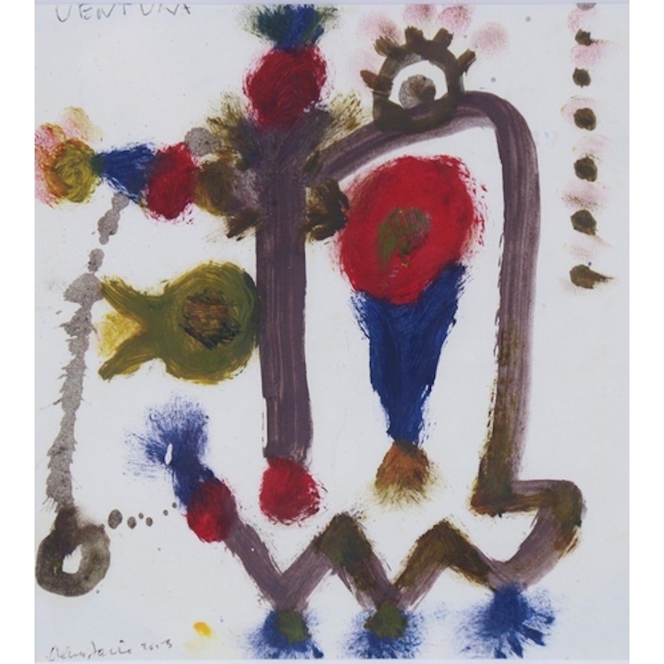 untitled abstract by Alan Davie