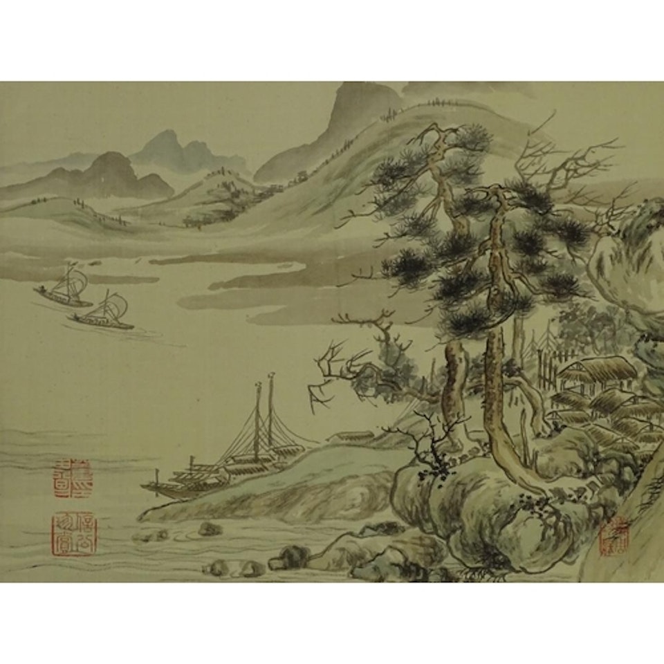 river landscapes by Chinese School
