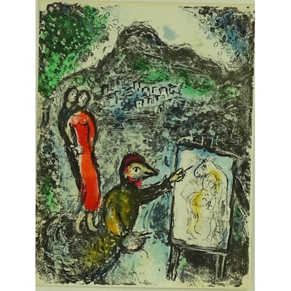 Near st. jeannet by Marc Chagall