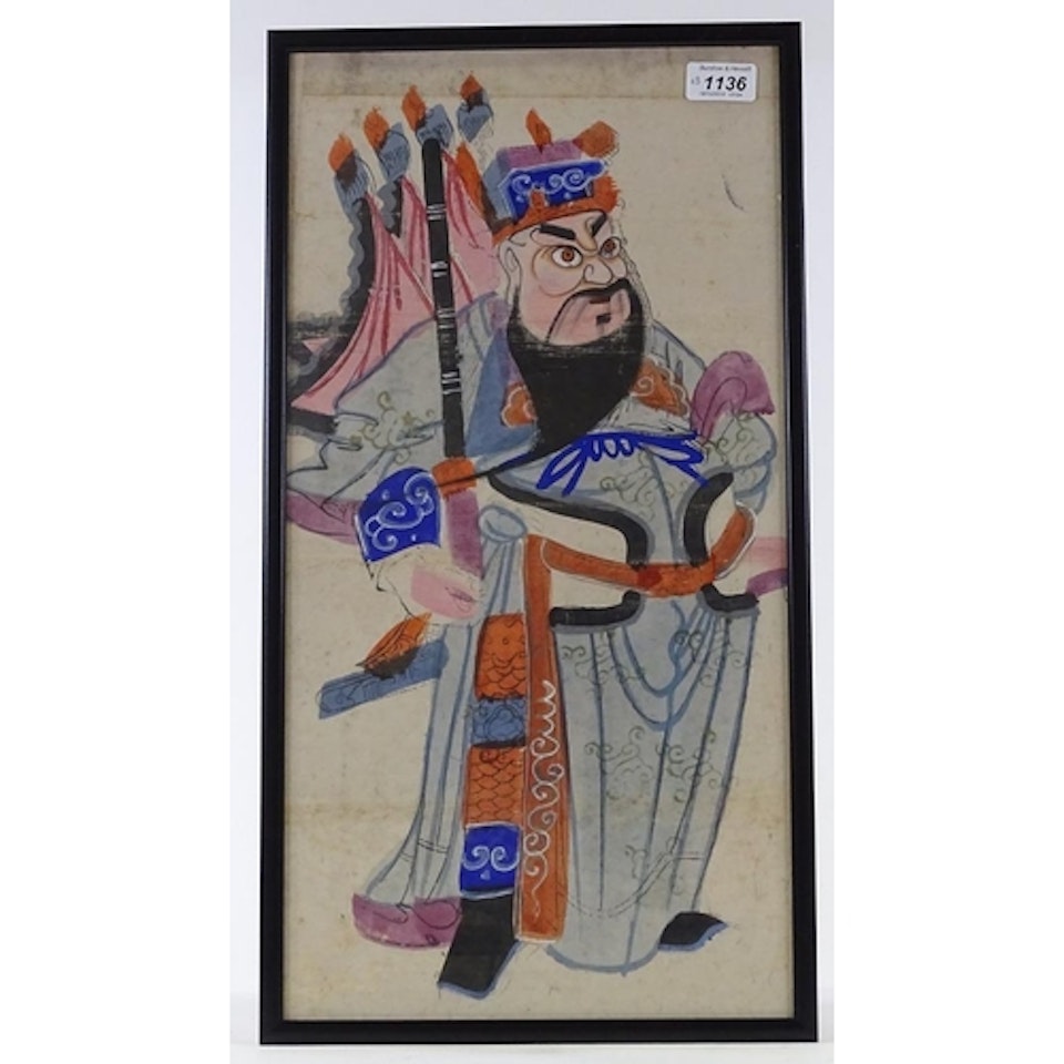 portraits of men by Chinese School