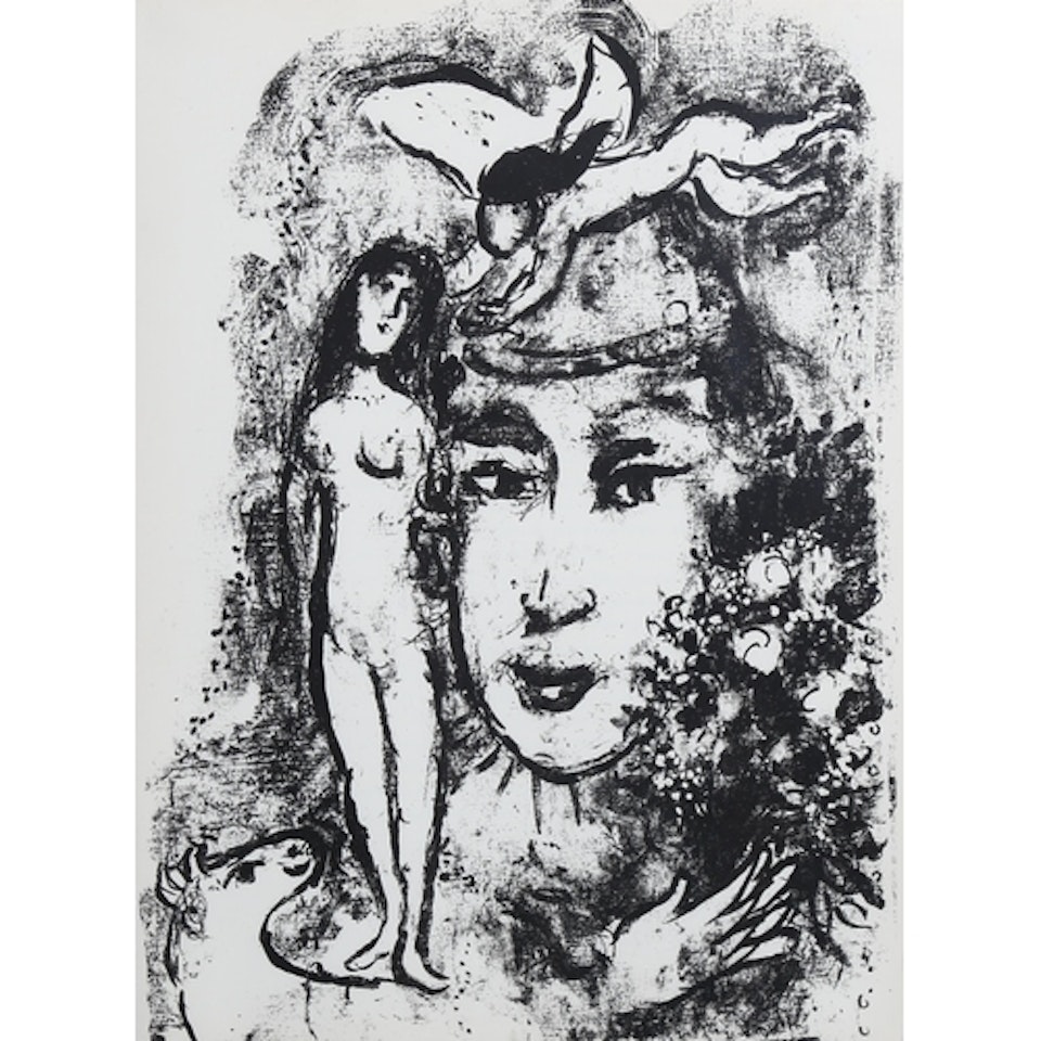 The White Clown by Marc Chagall