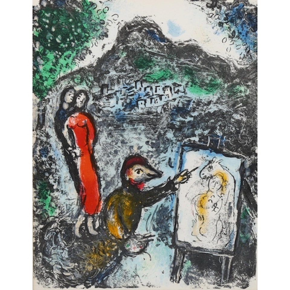near St Jeannet by Marc Chagall