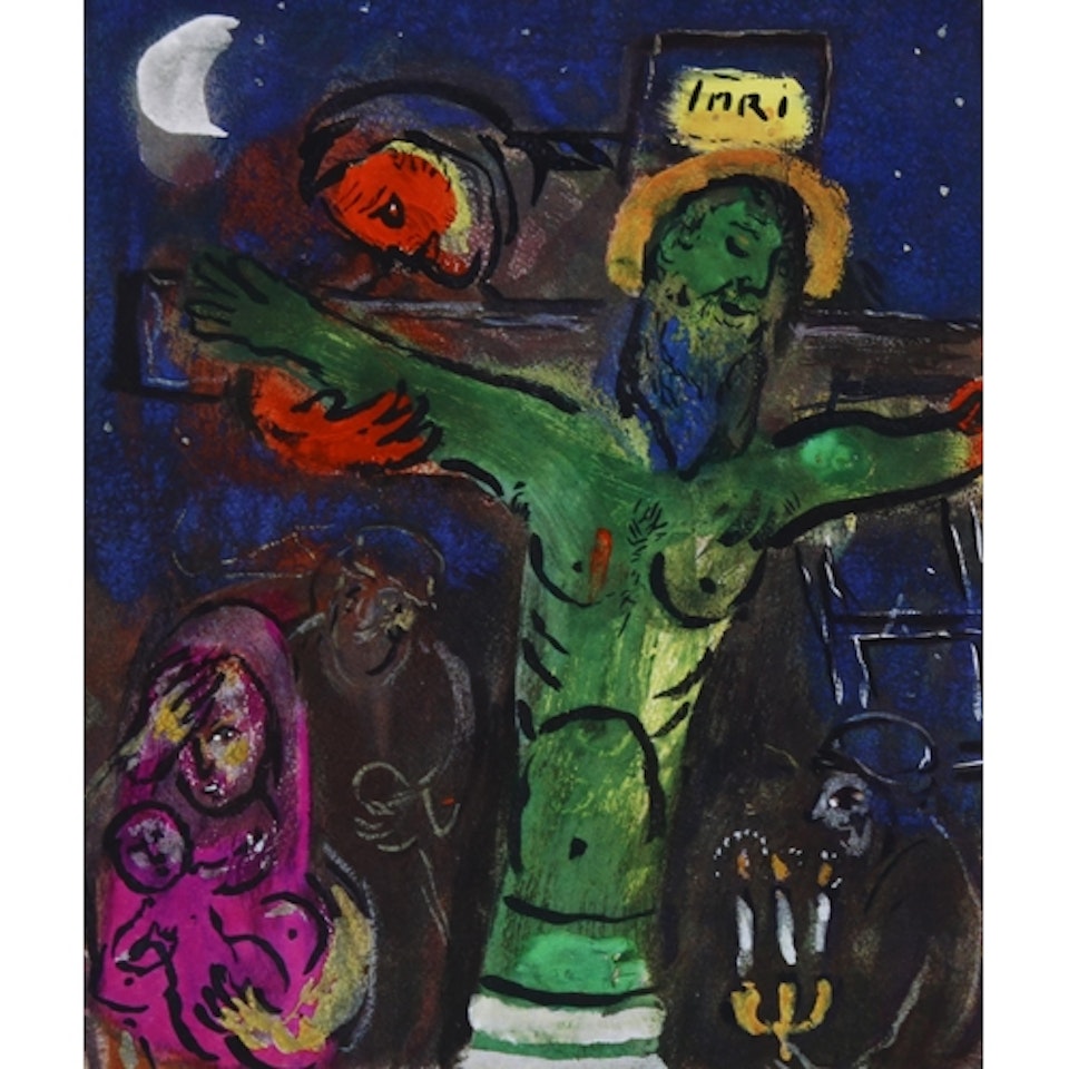 crucifixion by Marc Chagall
