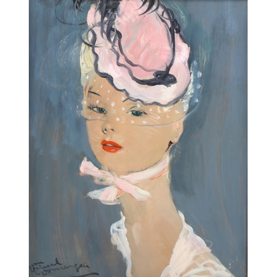 Tete De Femme by Jean Gabriel Domergue