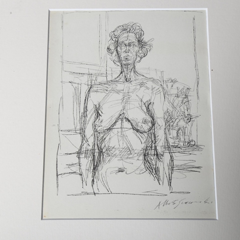 figure study by Alberto Giacometti