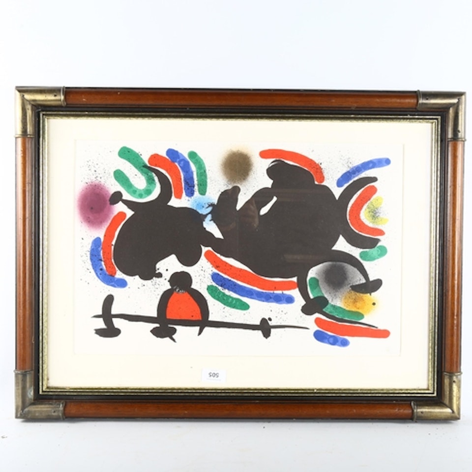 abstract composition by Joan Miró