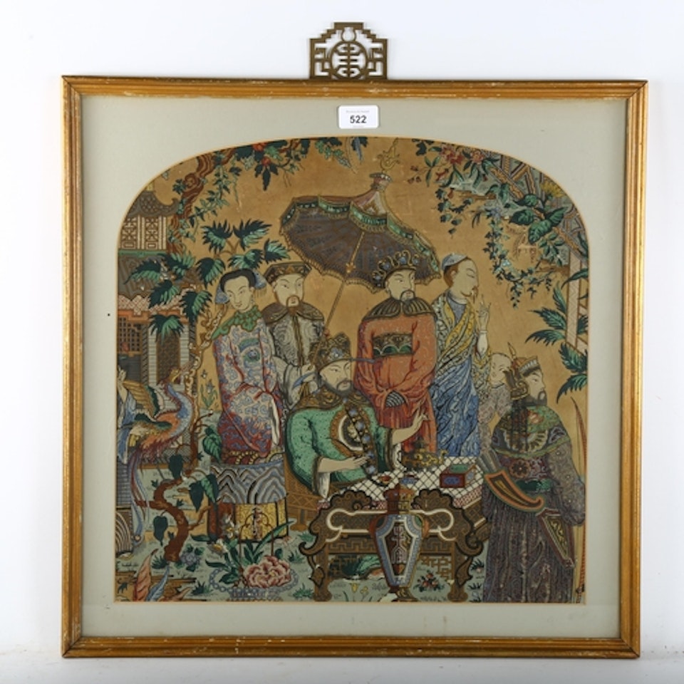 court scene by Chinese School