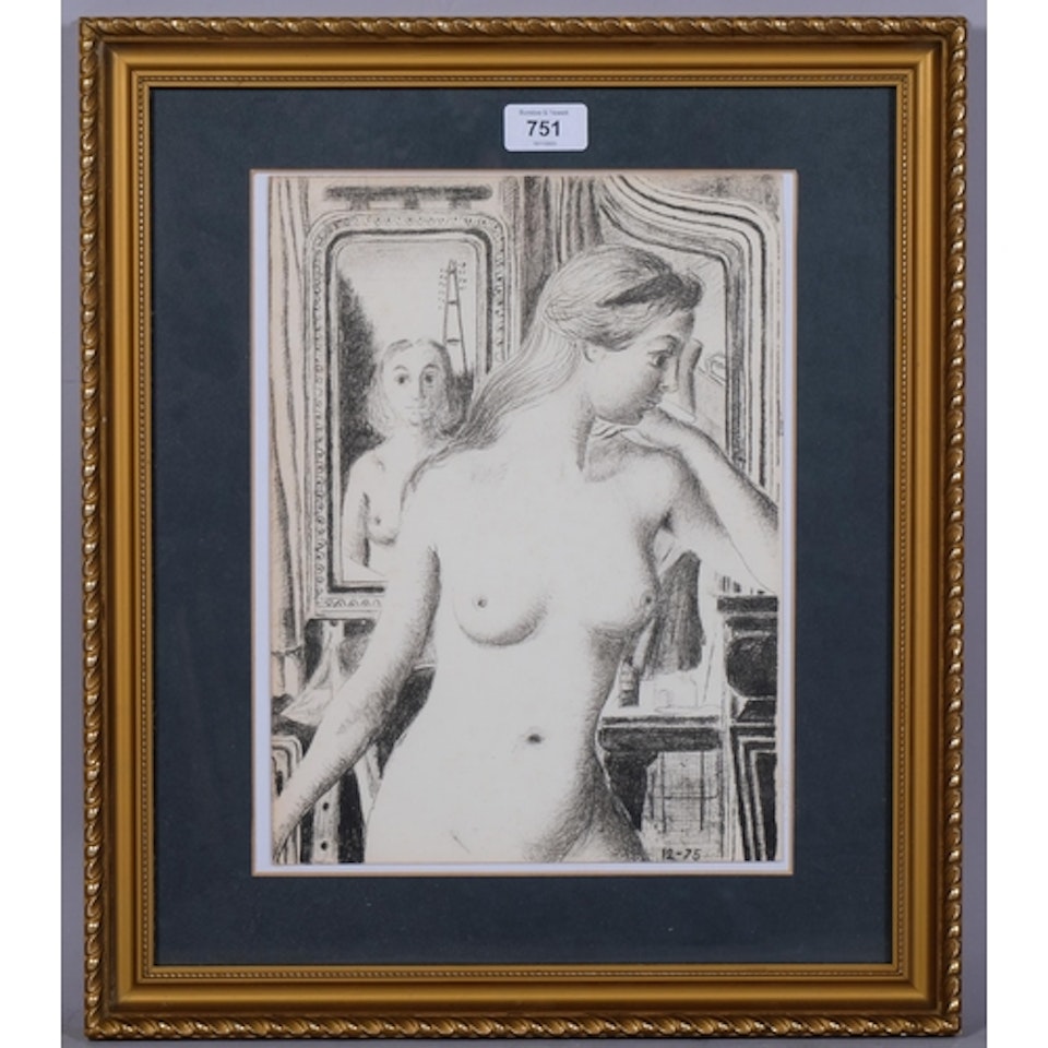 Reflection by Paul Delvaux