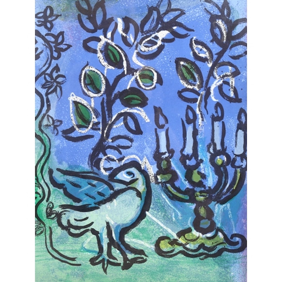 candlesticks by Marc Chagall