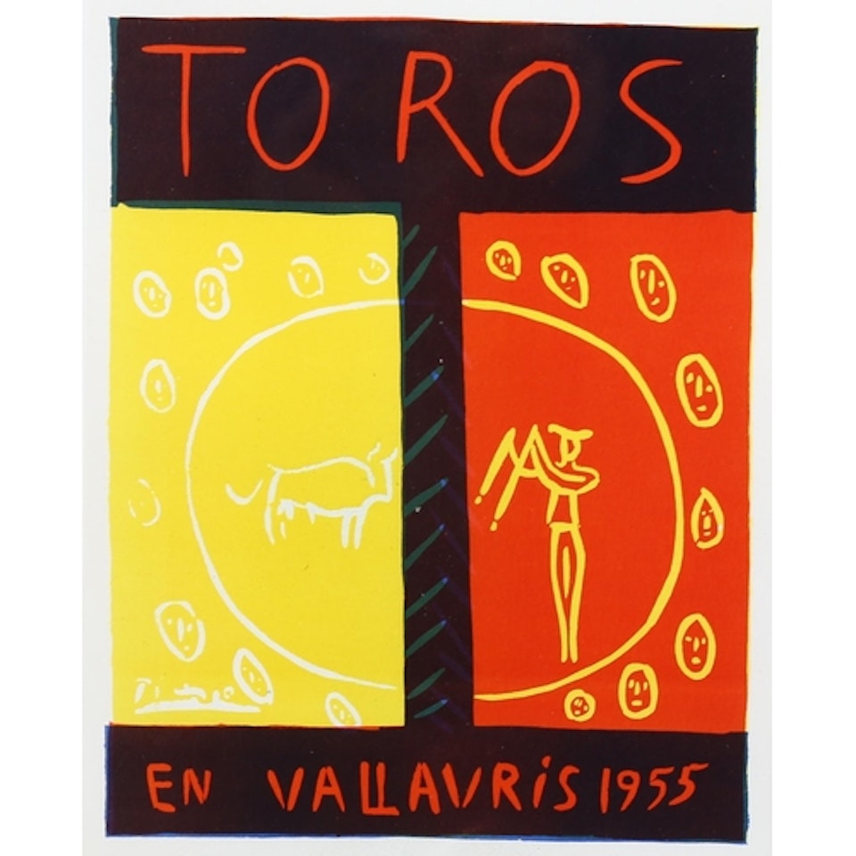 Toros en vallauris by Pablo Picasso