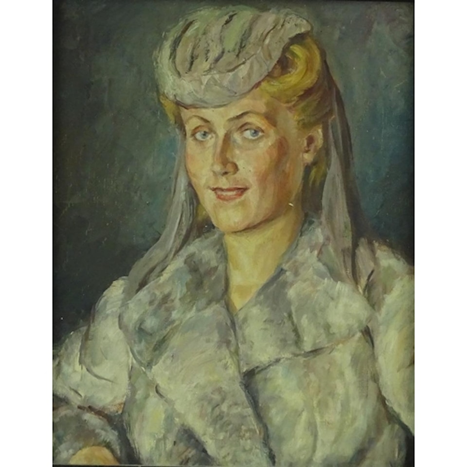 portrait of a woman by German School