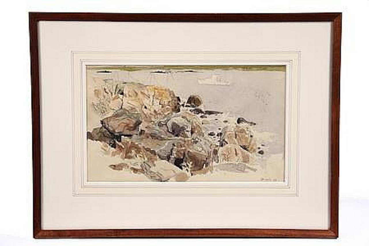 "Rocks, Cape Neddick, Maine" by John Marin