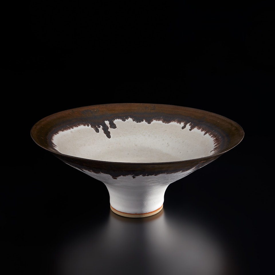 Large footed bowl by Lucie Rie