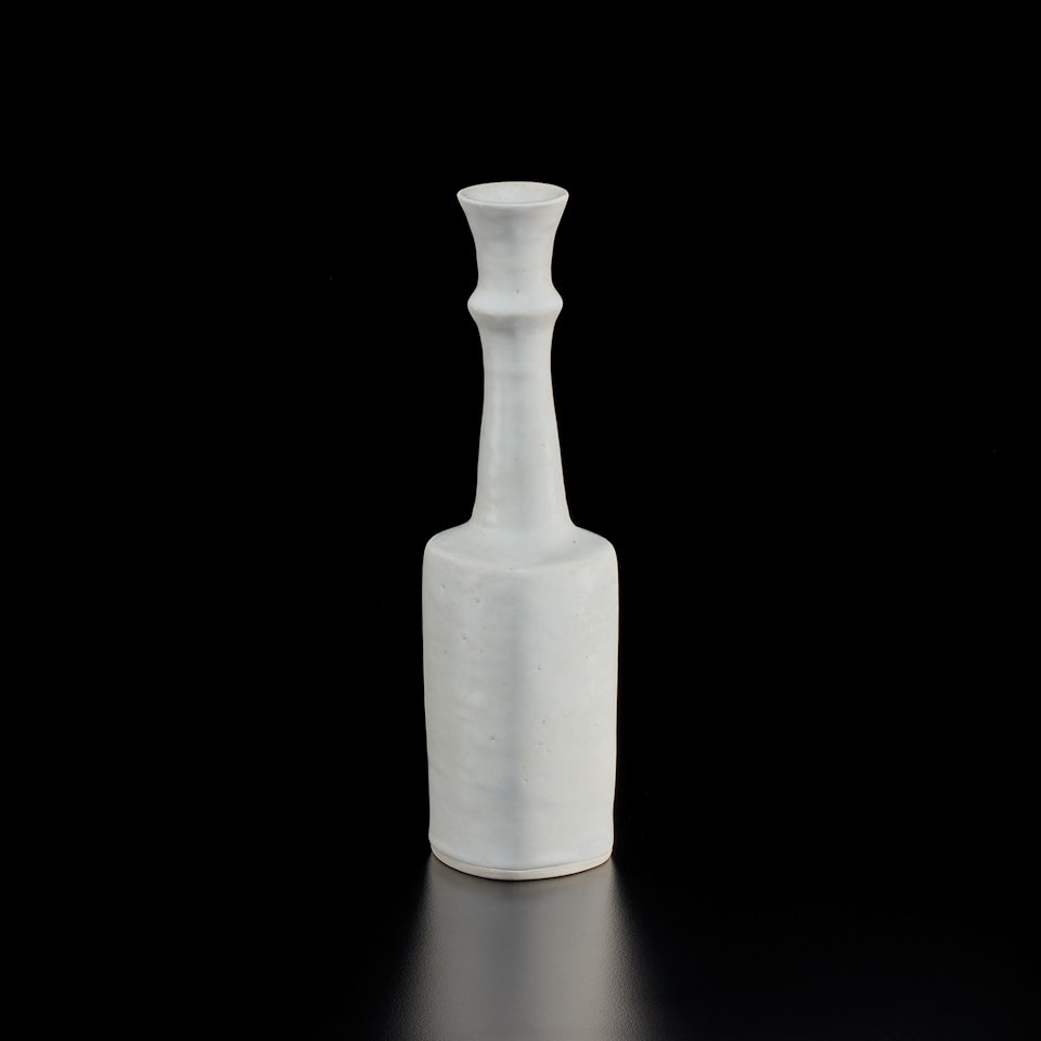 Squared vase by Lucie Rie