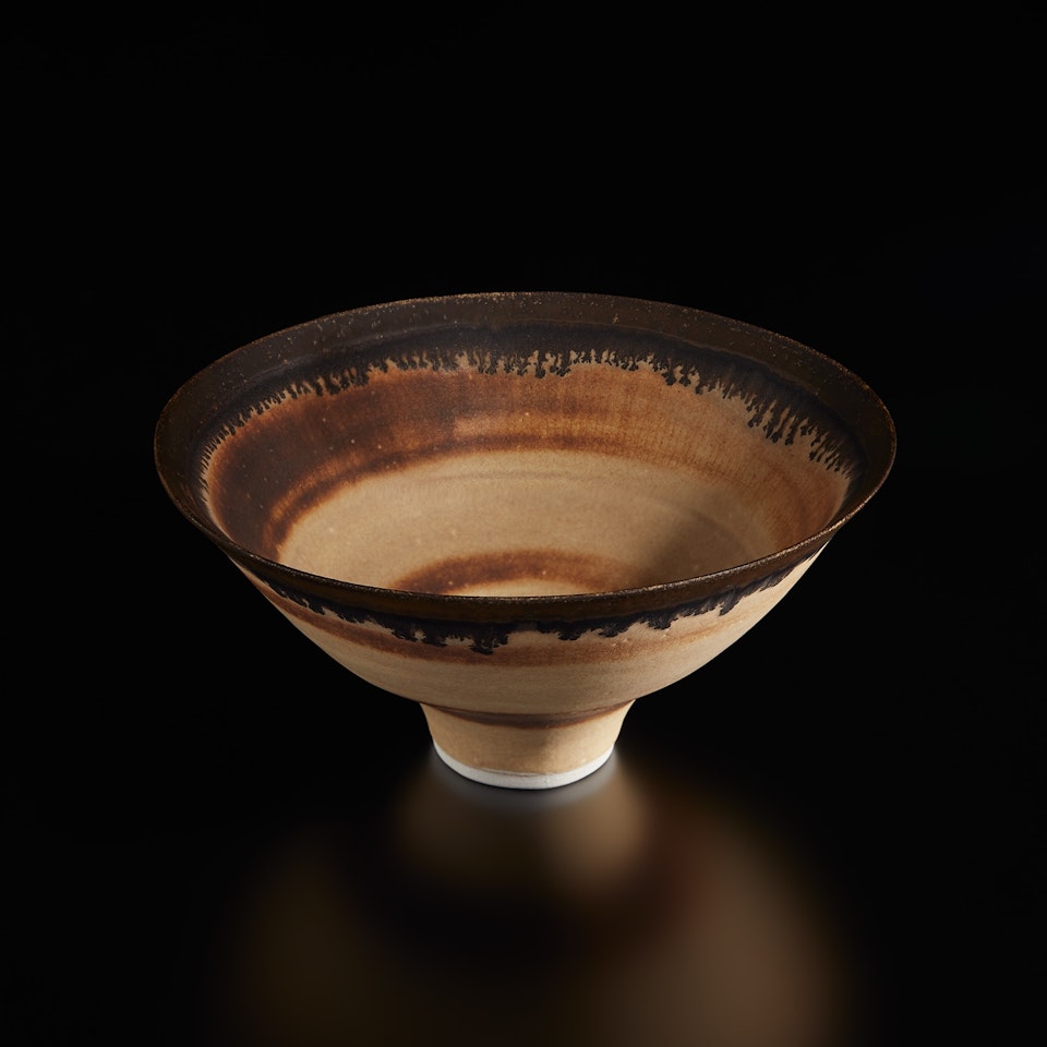 Large footed bowl by Lucie Rie