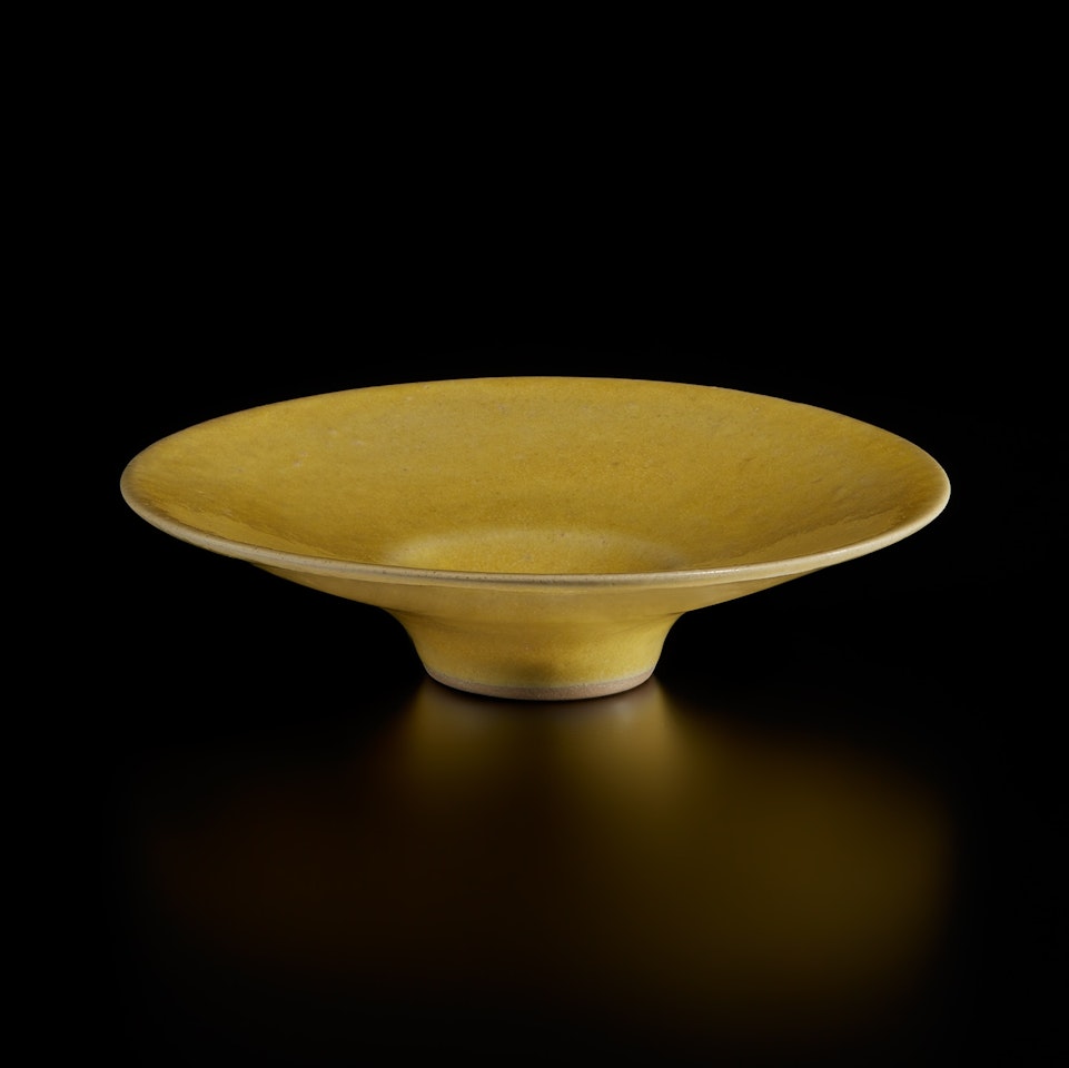 Footed open bowl by Lucie Rie