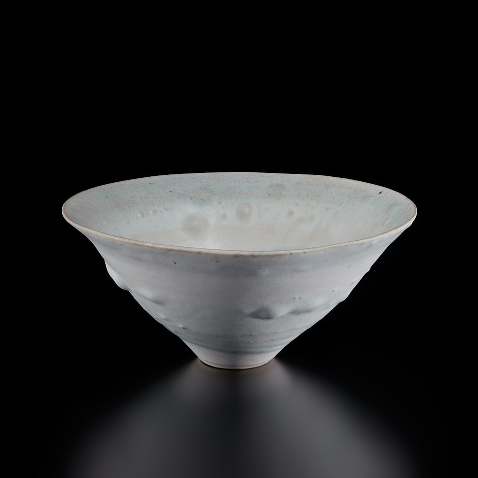 Conical bowl by Lucie Rie