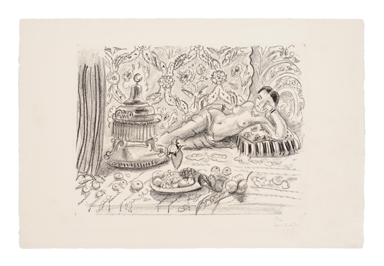 Odalisque, Brasero et Coupe de Fruits (Duthuit 504) by Henri Matisse