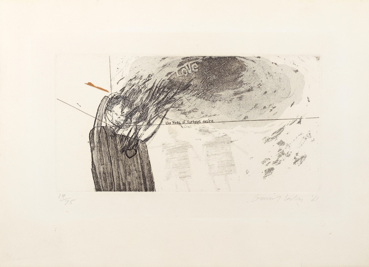Fires of Furious Desire (Scottish Arts Council 5; M.C.A. Tokyo 5) by David Hockney
